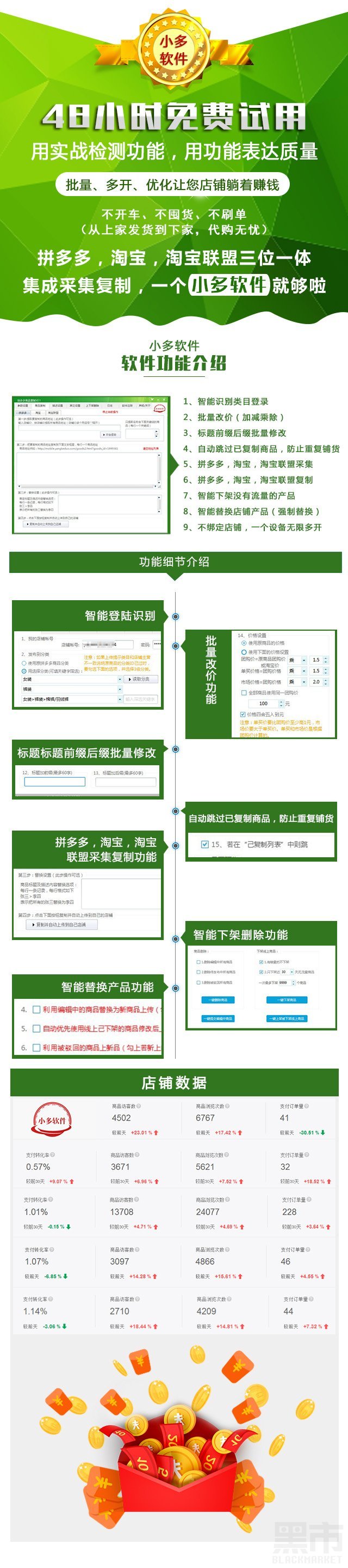 拼多多采集软件_一键采集批量上传多平台批量采集上架产品图1