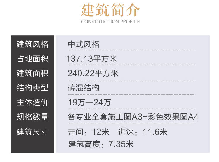 新农村二层别墅设计图纸_乡村两层自建房_简约经济型房屋 CAD设计图2