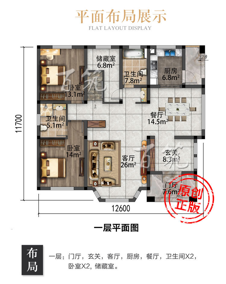 乡村二层别墅设计图纸_两层自建房_豪华楼房全套施工图CAD设计图5