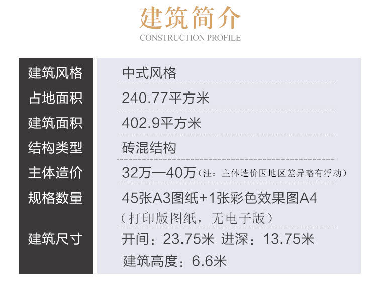 新农村两二层四合院设计图纸_乡村新中式自建房别墅施工CAD设计图2