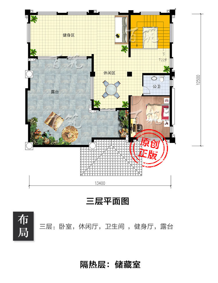 欧式农村自建房三层小别墅设计图纸_乡村豪华楼房效果图全套CAD设计图7