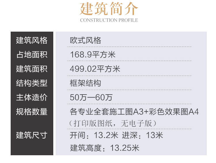 新农村兄弟双拼豪华住宅别墅设计图纸_乡村自建房子豪华大气CAD设计图2