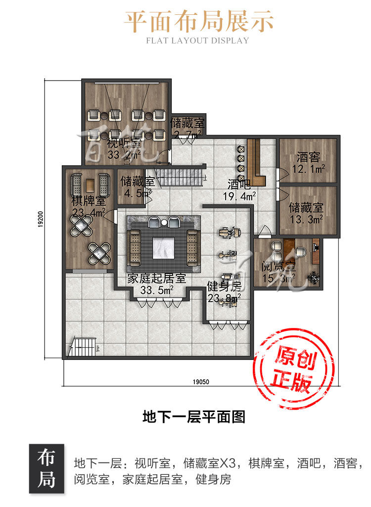 欧式风格高档豪华二层别墅设计图纸_三层乡村房屋带车库框架CAD设计图4